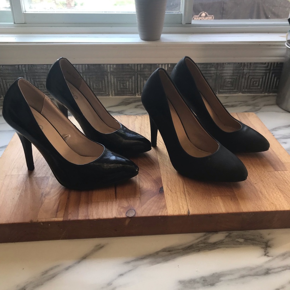 2 for 1 black shoes!
